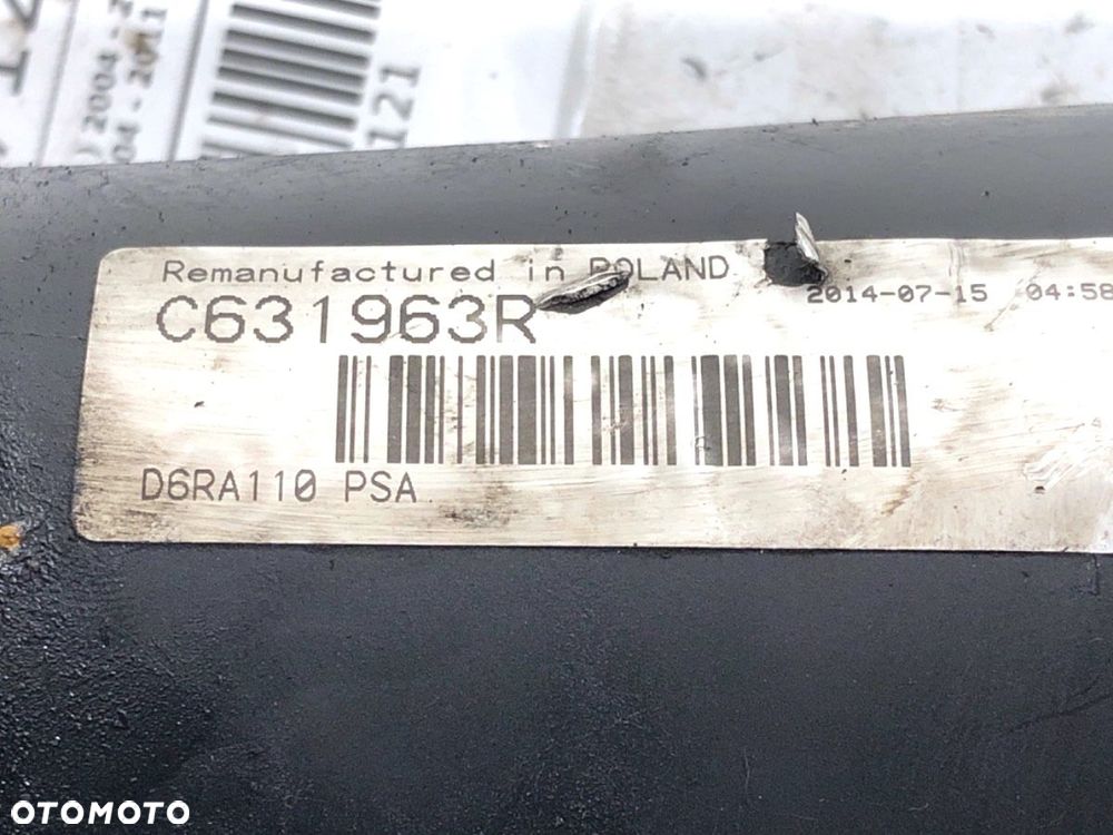 ROZRUSZNIK  CITROEN C4 I (LC_) 2004 - 2014 1.6 HDi 66 kW [90 KM] olej napędowy 2004 - 2011 C631963R - 5