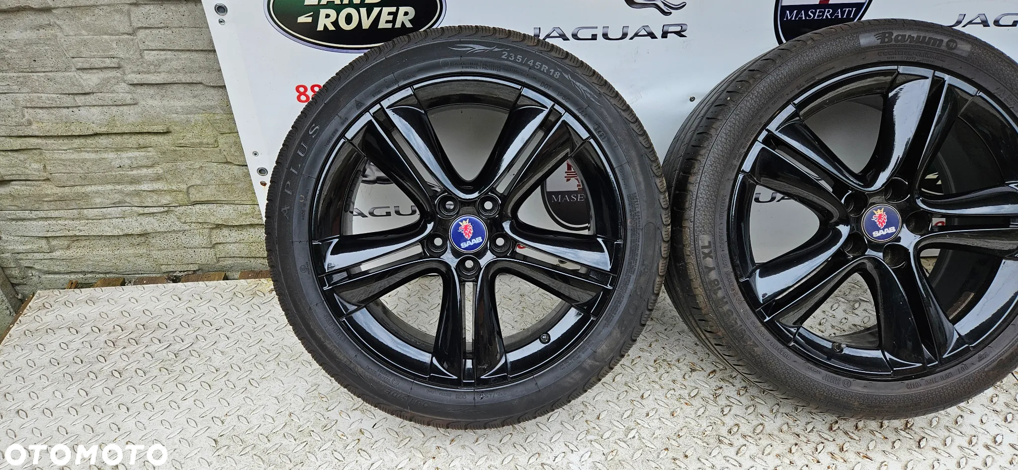 SAAB 9-3 93 II Komplet kół Alufelg Felgi Alufelgi z oponami Koła 12770237 ET 41 7.5Jx18 5x110  Opona 235/45/18 R18 18 Cali Opona Zima - 3