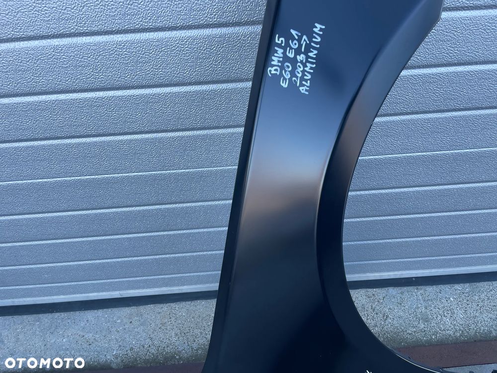 BŁOTNIK PRZEDNI PRAWY BMW5 E60, E61  2003-- NOWY ALUMINIOWY - 3