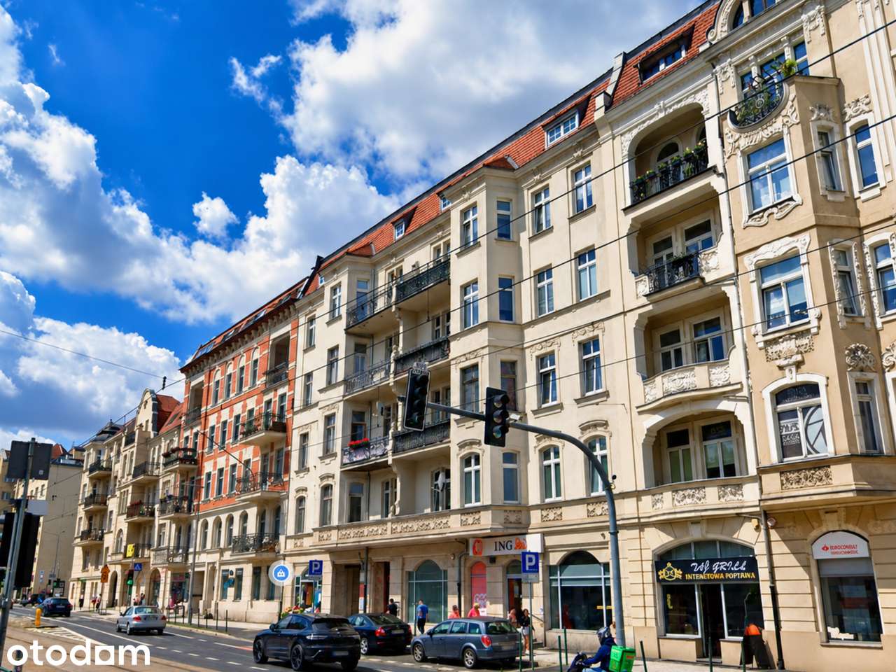 Duże mieszkanie -4 pokoje | Łazarz | Balkon | rewitalizowana kamienica