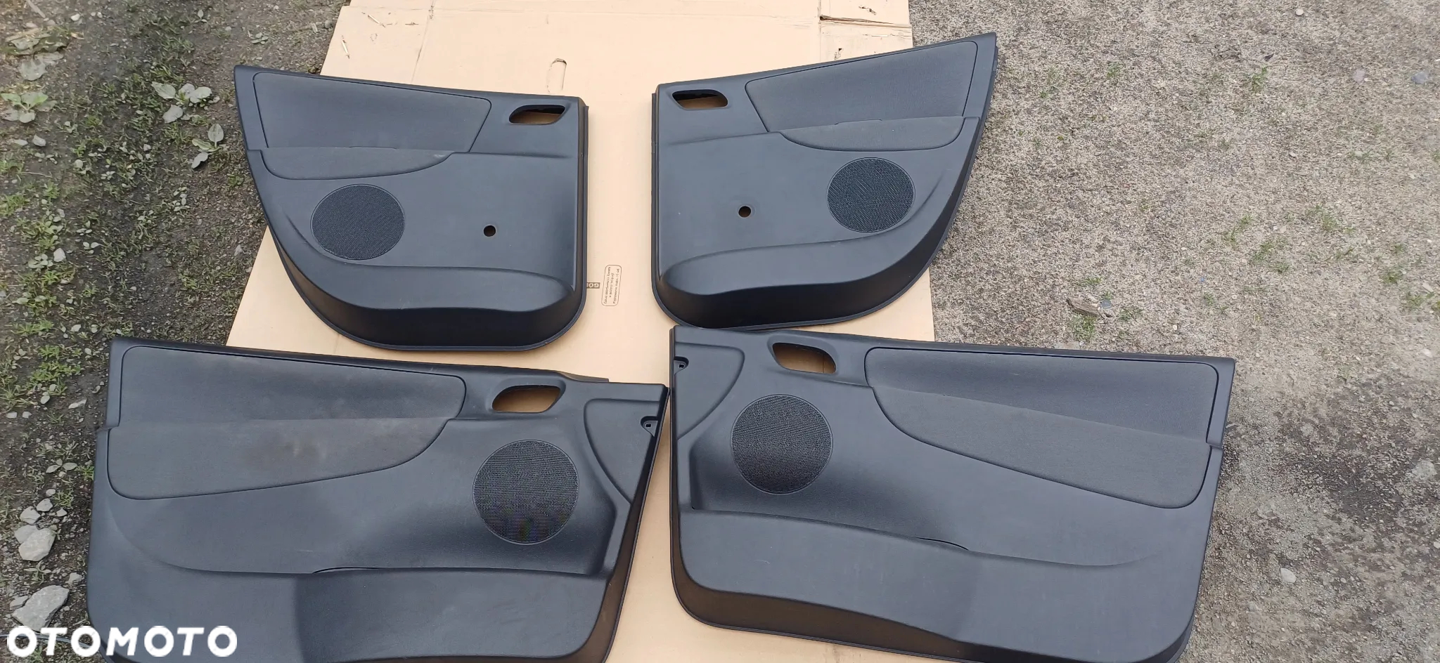 peugeot 207 sw lift boczki tapicerki drzwi 4sztuki komplet - 8