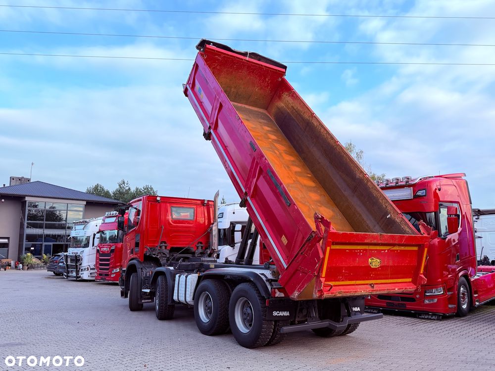 Scania Bordmatic MEILLER SCANIA R450 XT z Niemiec 8x4 wywrotka 3 Stronna 2020 - 17