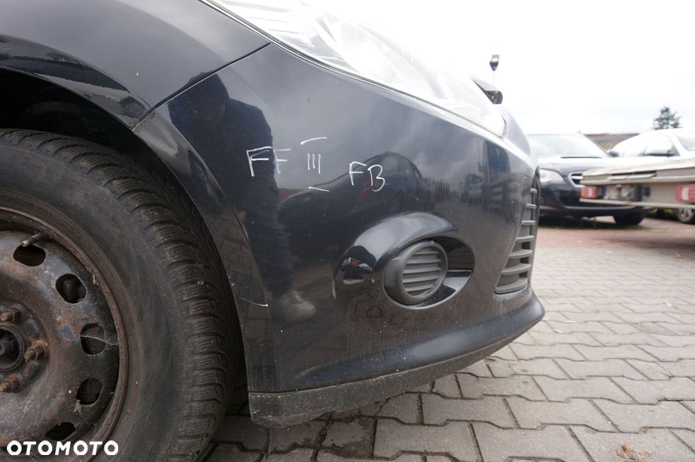 MASKA ZDERZAK BŁOTNIKI LAMPY FOCUS III MK3 FB  FORD 2010-2014 CZARNY PANTHER PRZÓD KOMPLETNY - 10