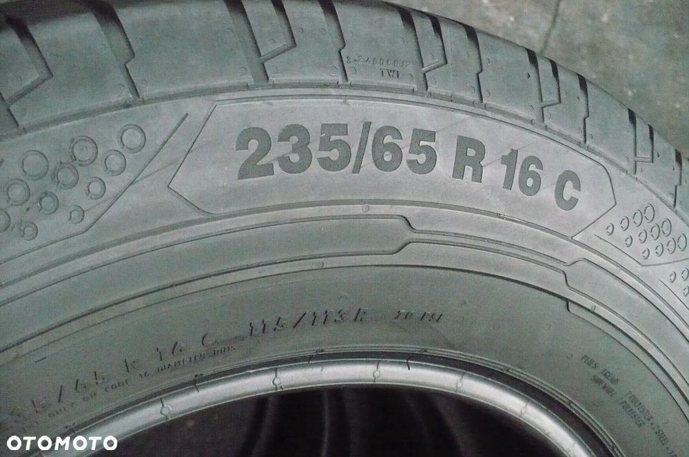 2x CONTINENTAL VanContact 200 235/65R16C 6,2mm 2022 - 2