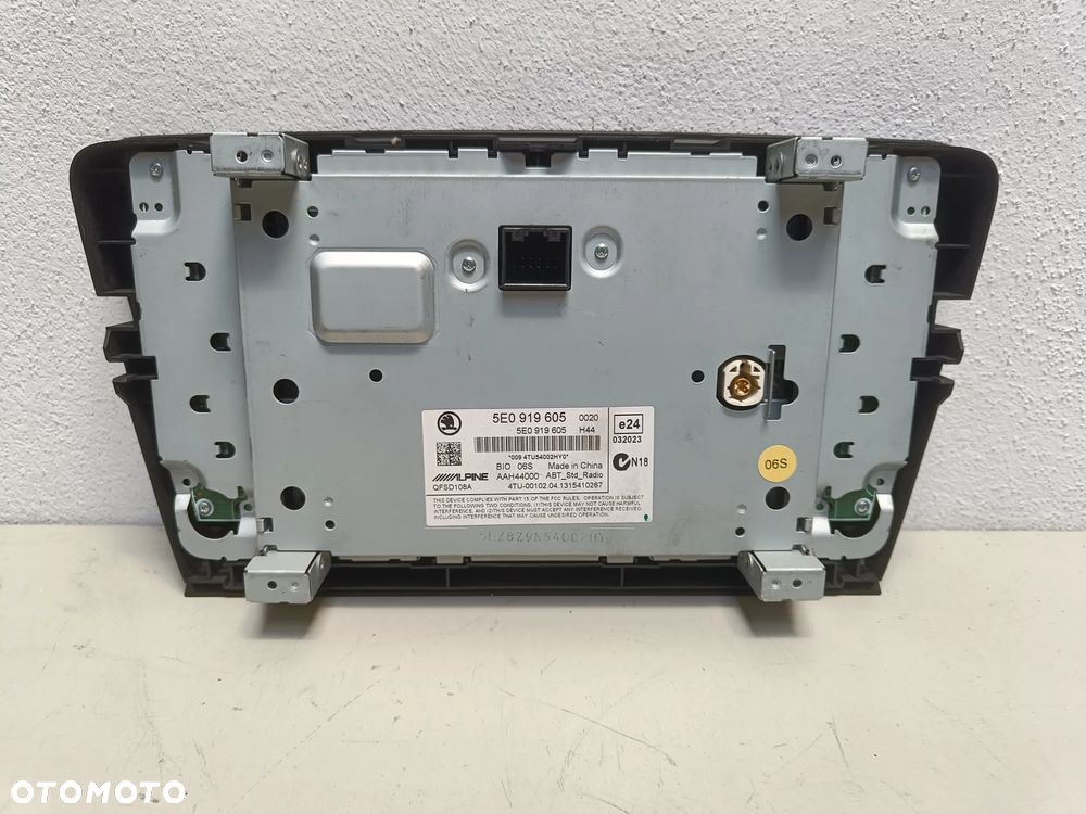 Wyświetlacz Ekran Skoda Octavia 3 III Panel 5E0919605 - 13