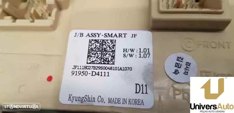 CAIXA RELÉS / FUSÍVEIS KIA OPTIMA 2018 -91950D4111 - 4