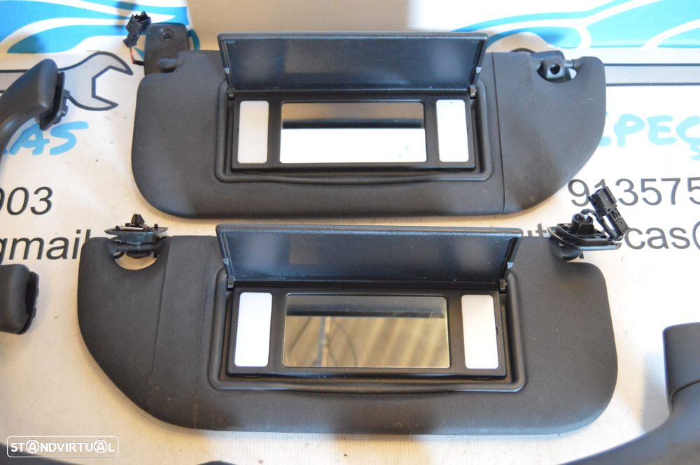 PALA PALAS PROTEÇÃO SOL SOLAR PEGA PEGAS INTERIORES PORTA PORTAS 16121827ZD 16121827 CITROEN DS3 DS 3 1.6 HDI 92CV 9HP 9H06 10JBOL INJEÇÃO BOSCH - 1