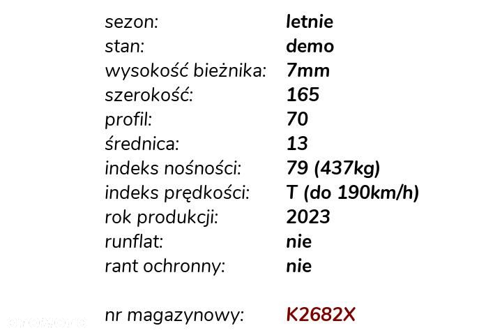 Dębica Passio 2 165/70 R13 DEMO Komplet - 10