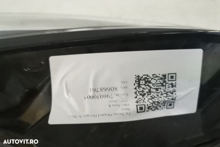 Far Stanga Original Halogen In Stare Buna Opel Astra J [facelift] 2012 - 8