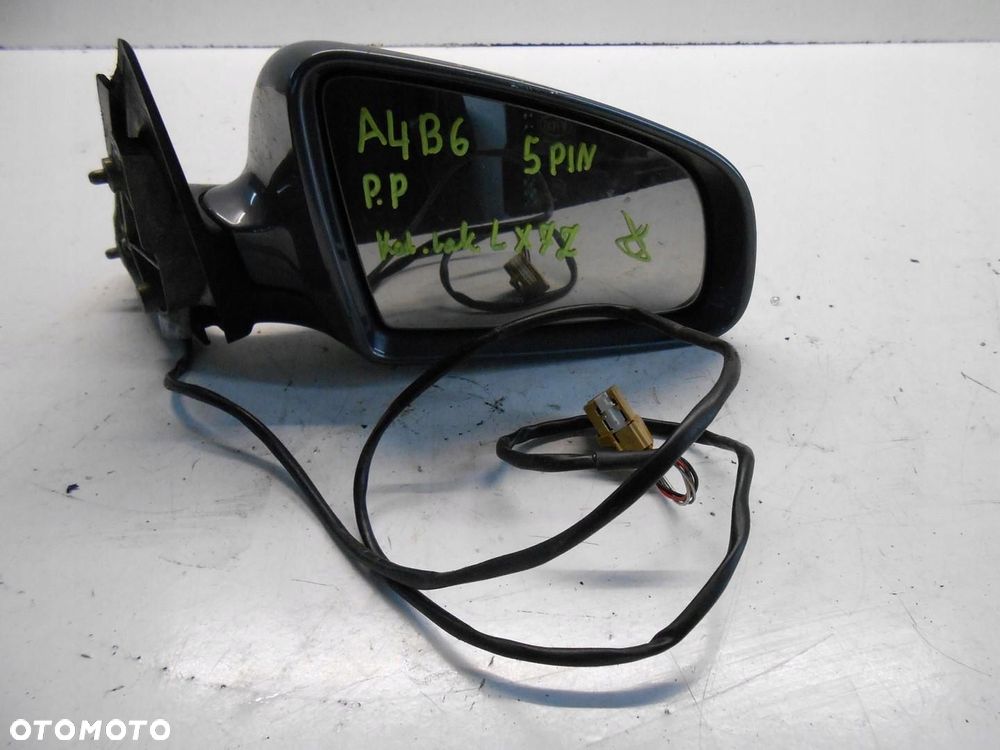 lusterko prawe 5 pin lx7z audi a4 b6 # - 1