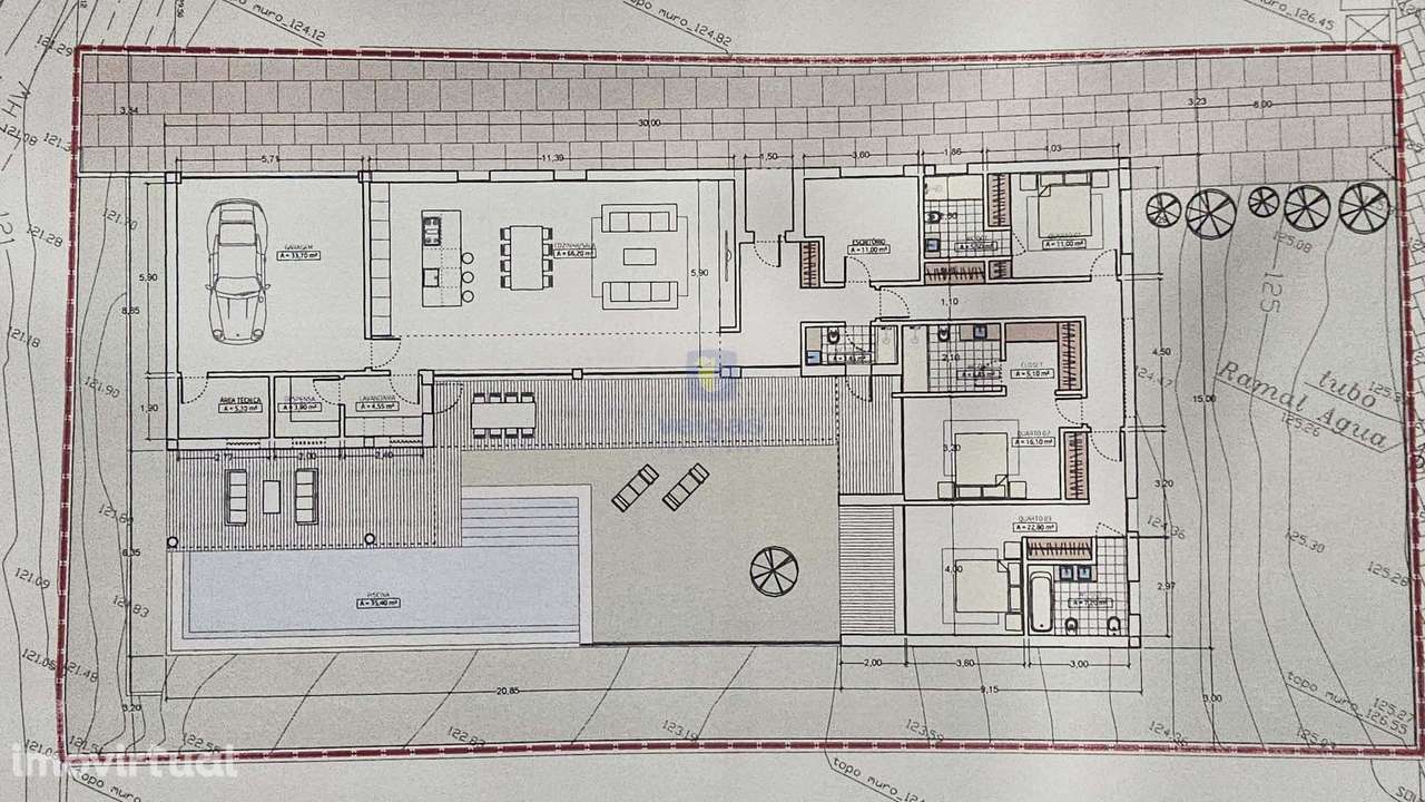 Terreno para Construção com Projecto Aprovado nas Gaeiras/Óbidos - Grande imagem: 4/9