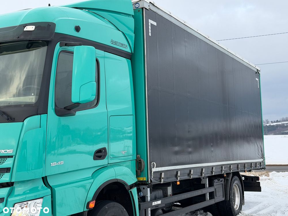 Mercedes-Benz ACTROS 1845 / FIRANKA / 18 EUROPALET / ALUSY / 8 000 KG ŁADOWNOŚCI / 2018 ROK / SPROWADZONY / AUTOMAT / SYPIALKA / EURO 6 - 11