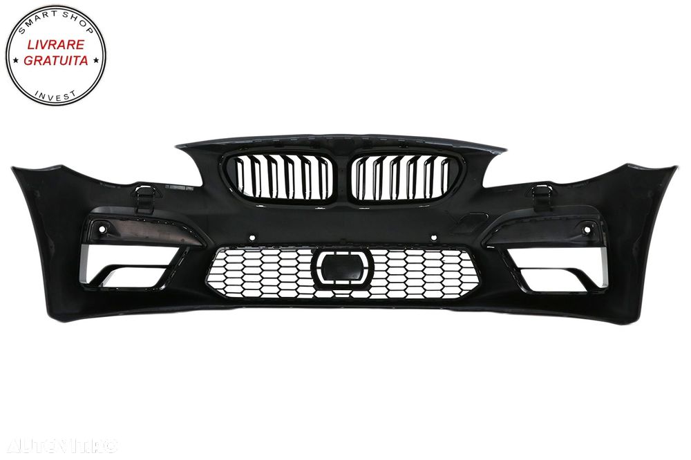 Bara Fata cu Grila Centrala BMW Seria 5 F10 F11 (2011-2017) M5 2020 Design- livrare gratuita - 5