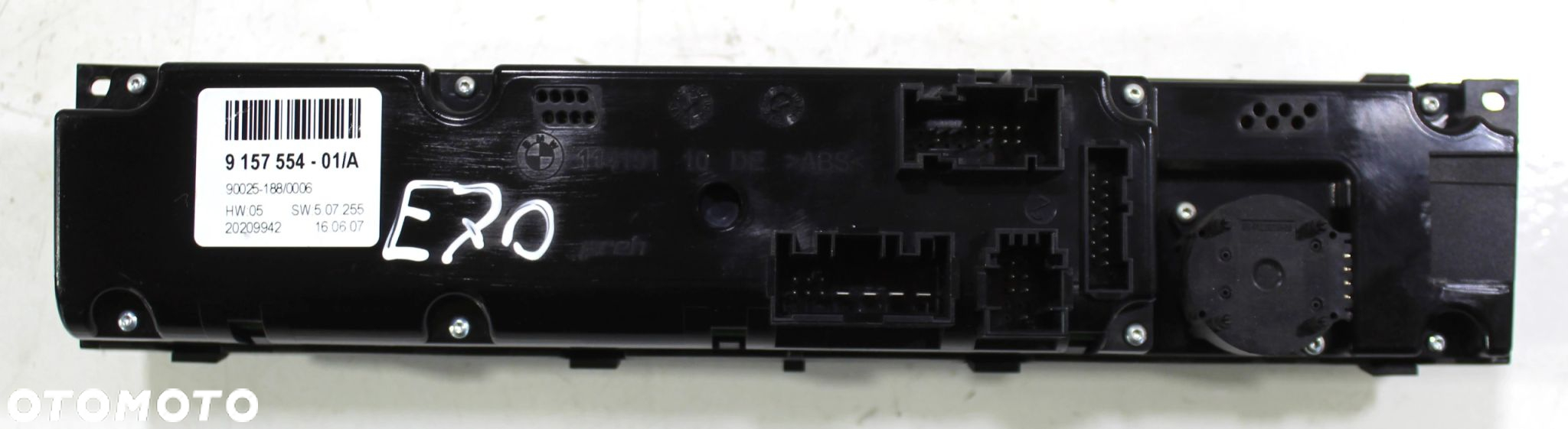 PANEL STEROWANIA KLIMATYZACJI NAWIEWU BMW X5 E70 9157554 - 3