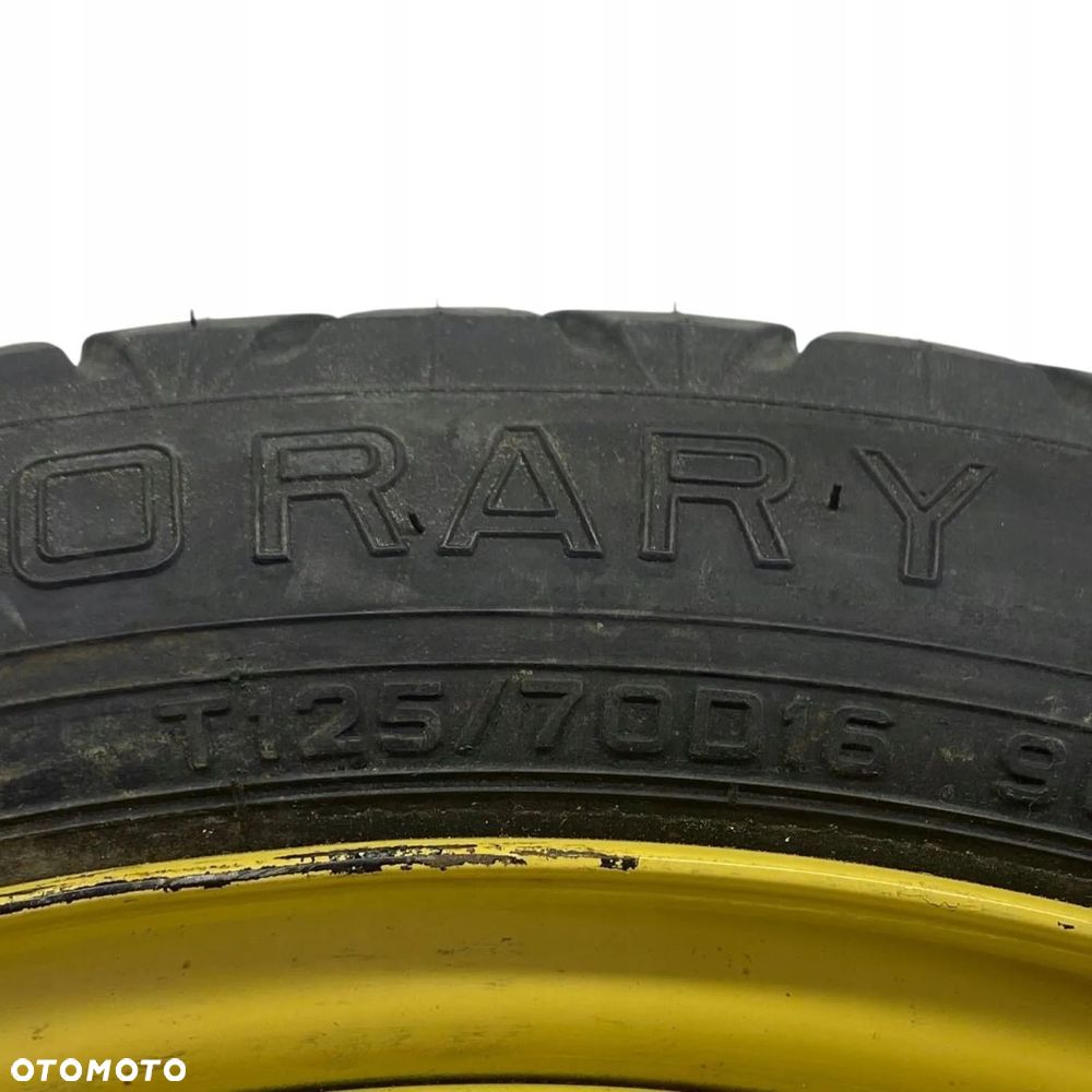 KOŁO DOJAZDOWE 125/70R16 5X114.3 HYUNDAI I30 KIA CEED MAZDA 3 6 OE - 8