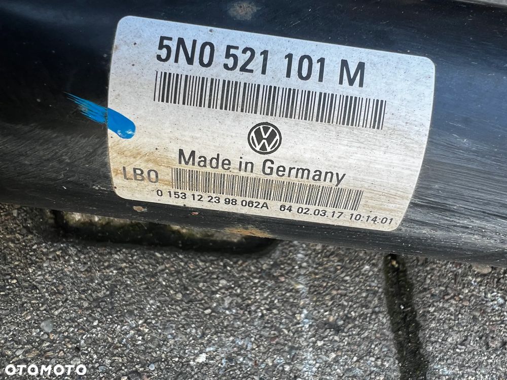 VW TIGUAN I AUDI Q3 8U LIFT WAŁ NAPĘDOWY 5N0521101M 2.0 TDI 5N0521101E 5N0521101P - 3