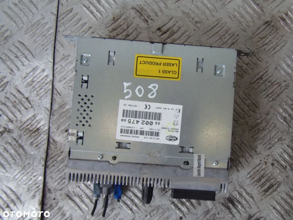 PEUGEOT 508 RADIO ODTWARZACZ MULTIMEDIA - 2