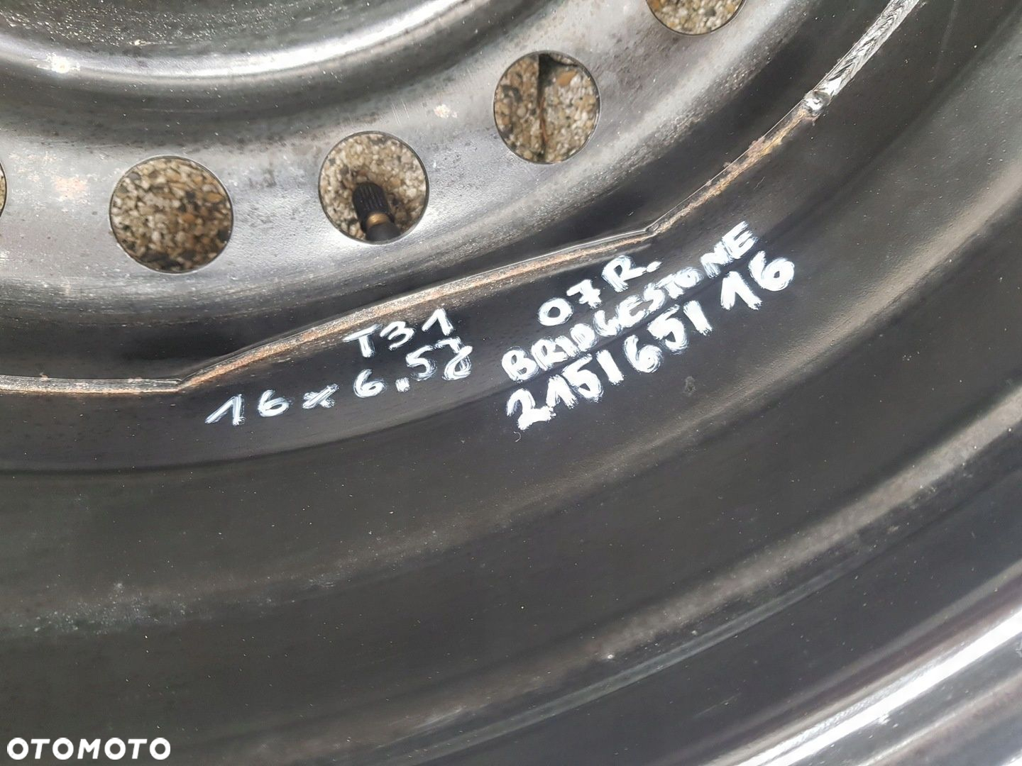 NISSAN X-TRAIL T31 KOŁO DOJAZDOWE 16 x 6.5J 215/65 R16 2007r - 4