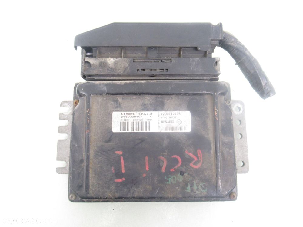STACYJKA STEROWNIK RENAULT CLIO II 1.2 7700112436 S110030104 21624654 - 12