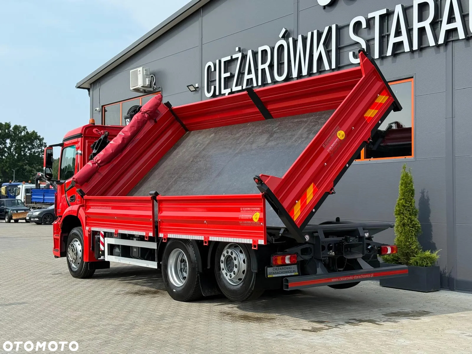 Mercedes-Benz AROCS 2532 // E6 // wywrotka 3-Stronna + HIAB HIDUO 158 B-2 // 6x2 6x4 HDS żuraw kran crane kiper kipper // Actros Antos - 17