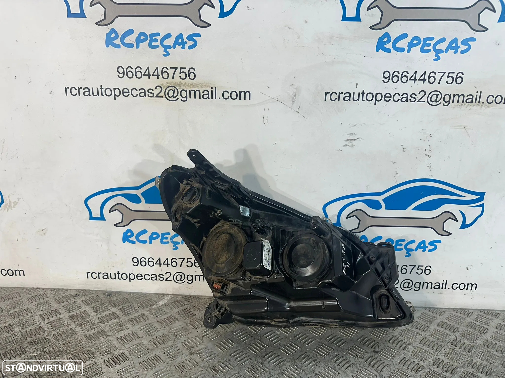 Otica Farol Frente Frontal Esquerdo Original Opel Astra H 1LG270370-03 2004 - 2010 - 6