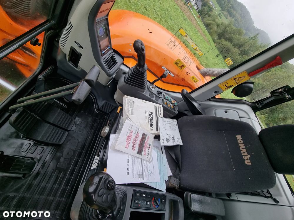 Komatsu Koparka Gąsienicowa 8 ton PC80MR-3 z Norwegii jak Nowa 2017rok 3100mtg 3x ramie łamane Klima ser.DEKRA pompa paliwa centr. smarowanie - 31