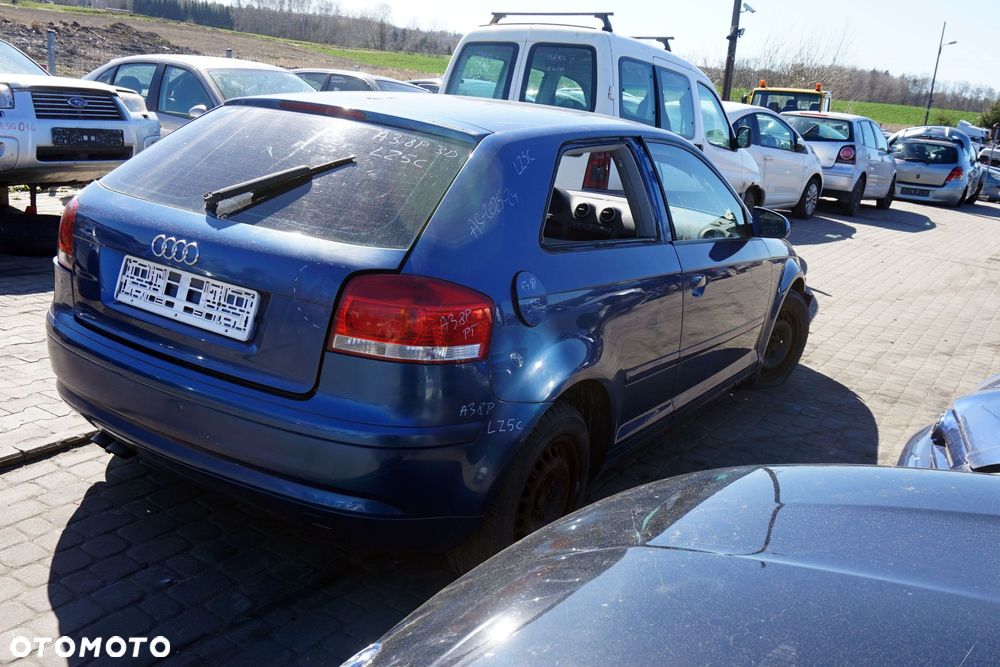AUDI A3 8P 3D HB 2003 LZ5C 2.0 TDI BKD 140KM GRF NIEBIESKI na części - 5