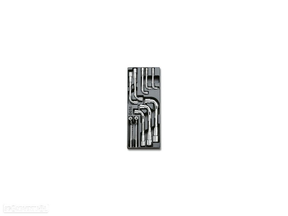 beta hard thermoformed tray with angled socket wrench 55000036 - 1