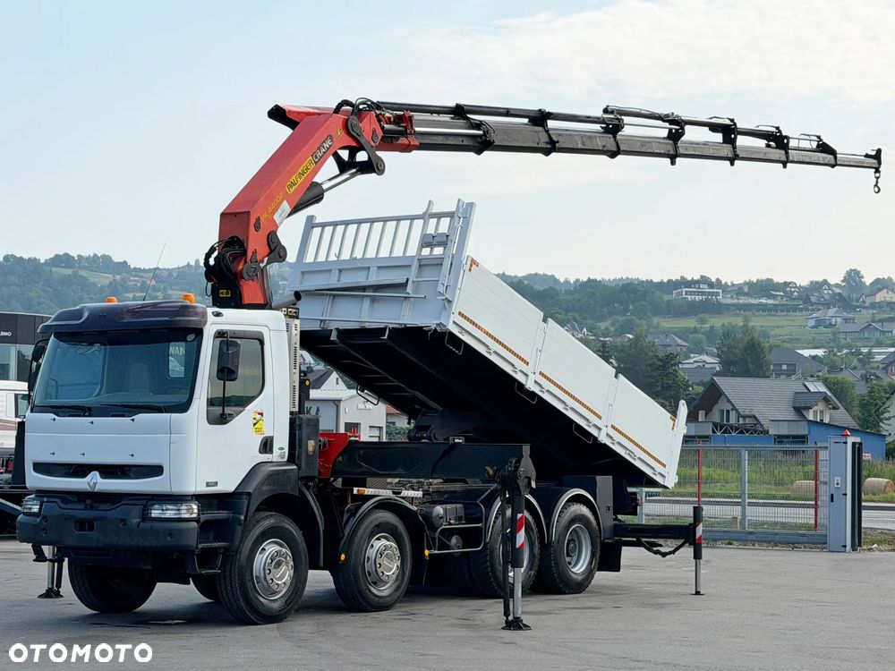 Renault KERAX 420 DCI * WYWROTKA 5,35 m + PALFINGER PK 44 002 + PILOT * 8x4 - 2