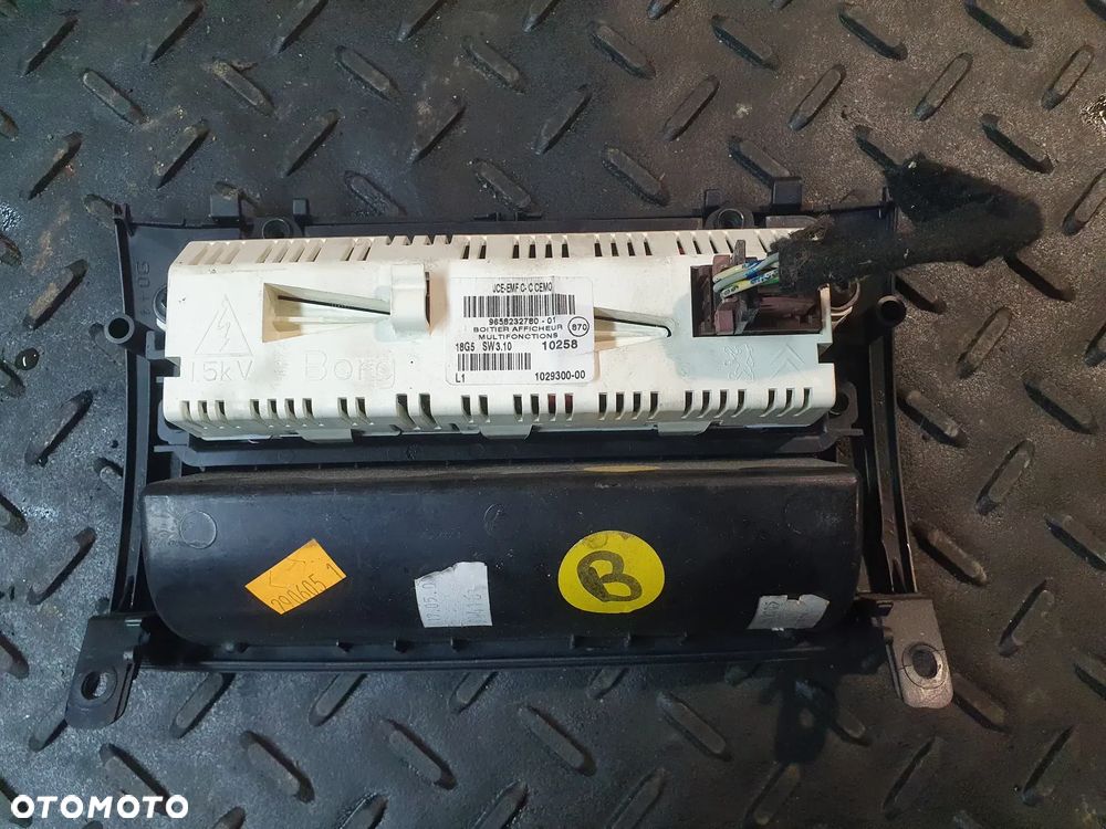 PEUGEOT 407 607 WYŚWIETLACZ MONITOR 9658232780 - 2