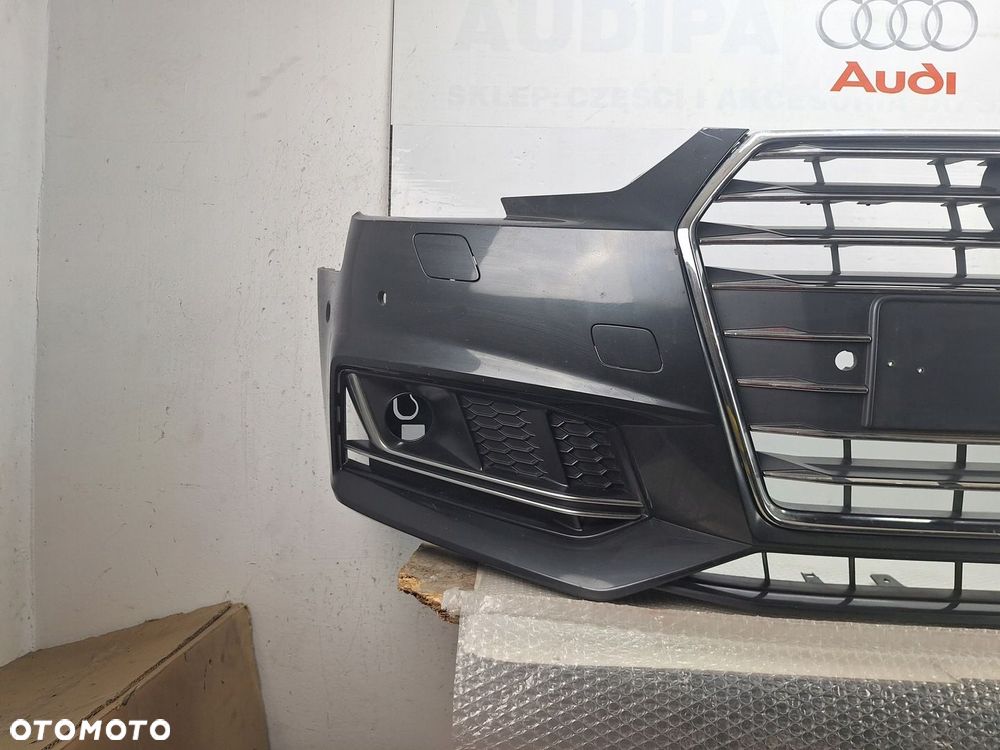 ZDERZAK AUDI S4 A4 S-LINE B9 8W 2017-2019 GRILL ATRAPA PRZED LIFTEM 6XPDC - 4