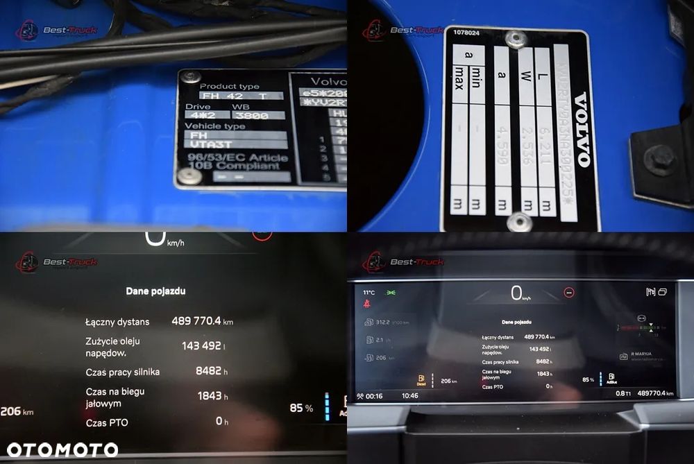 Volvo FH 460 XL   / STANDARD / FULL LED  / I-PARK COOL /  1220 L  ZBIORNIKI - 24