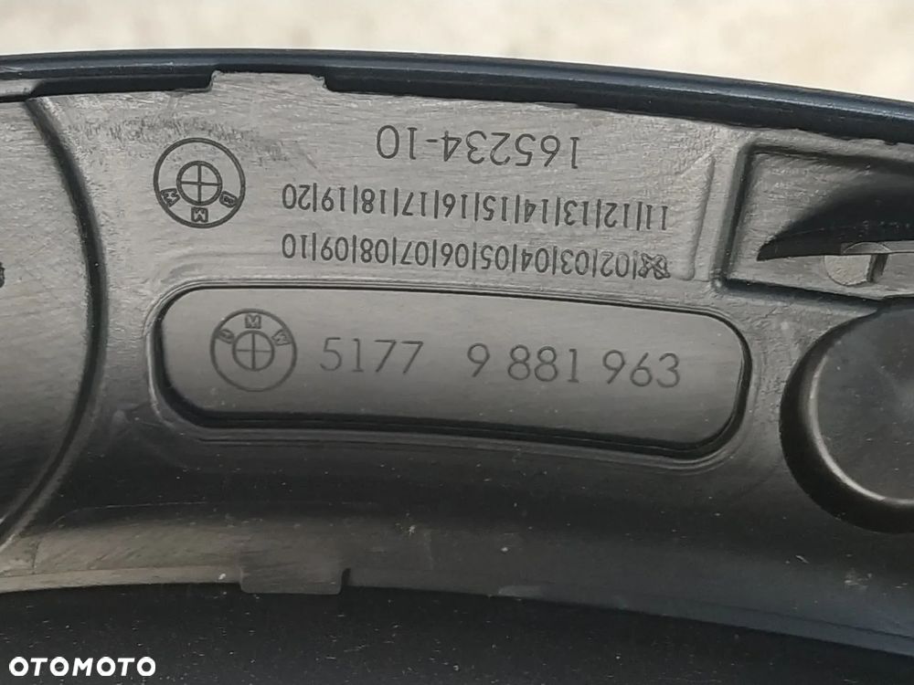 BMW X1 U11 M-PAKIET LISTWA NAKŁADKA BŁOTNIKA LEWY TYŁ TYLNA ORYGINAŁ - 6