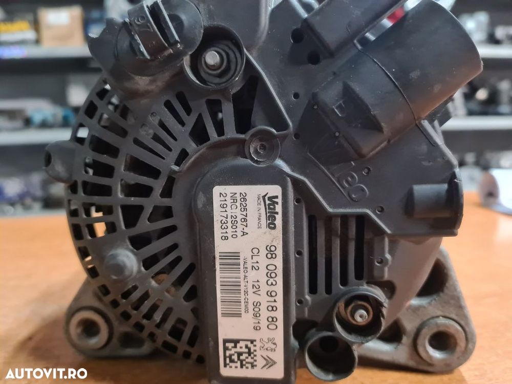 Alternator 9809391880 Citroen Peugeot 1.2Vti 1.5BlueHdi - 4