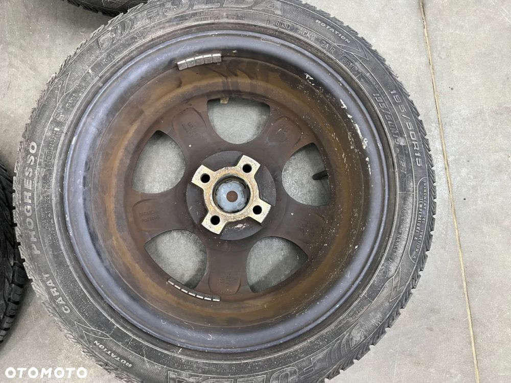 Felga Opel 7x15 ET35 4x100 felgi aluminiowe Dicastal komplet koła z oponami PCC7015B - 9