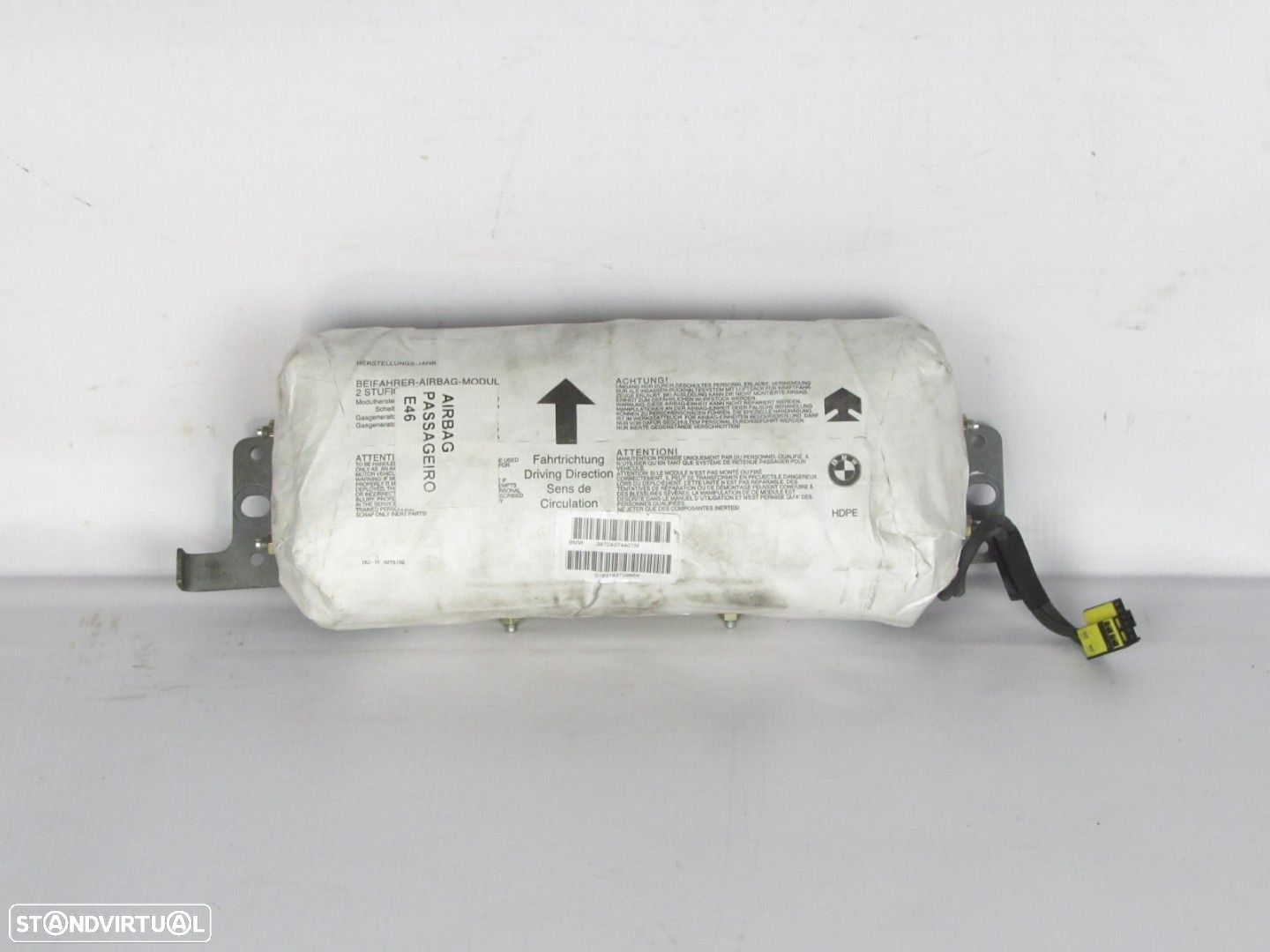 Airbag Passageiro Seminovo/ Original BMW 3 (E46)/BMW 3 Coupe (E46)/BMW 3 Touring... - 1