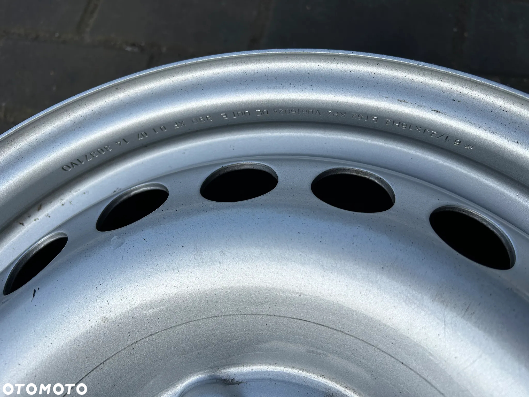 Felga Stalowa VW T5, T6, Caravelle, Multivan 16 cali 5x120 1szt. Ładna! - 3