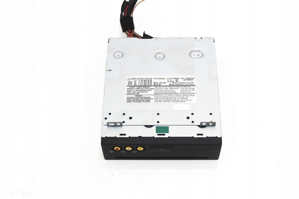 Czytnik napęd DVD CD OE Mercedes ML W164 GL X164 A1649064000 - 5