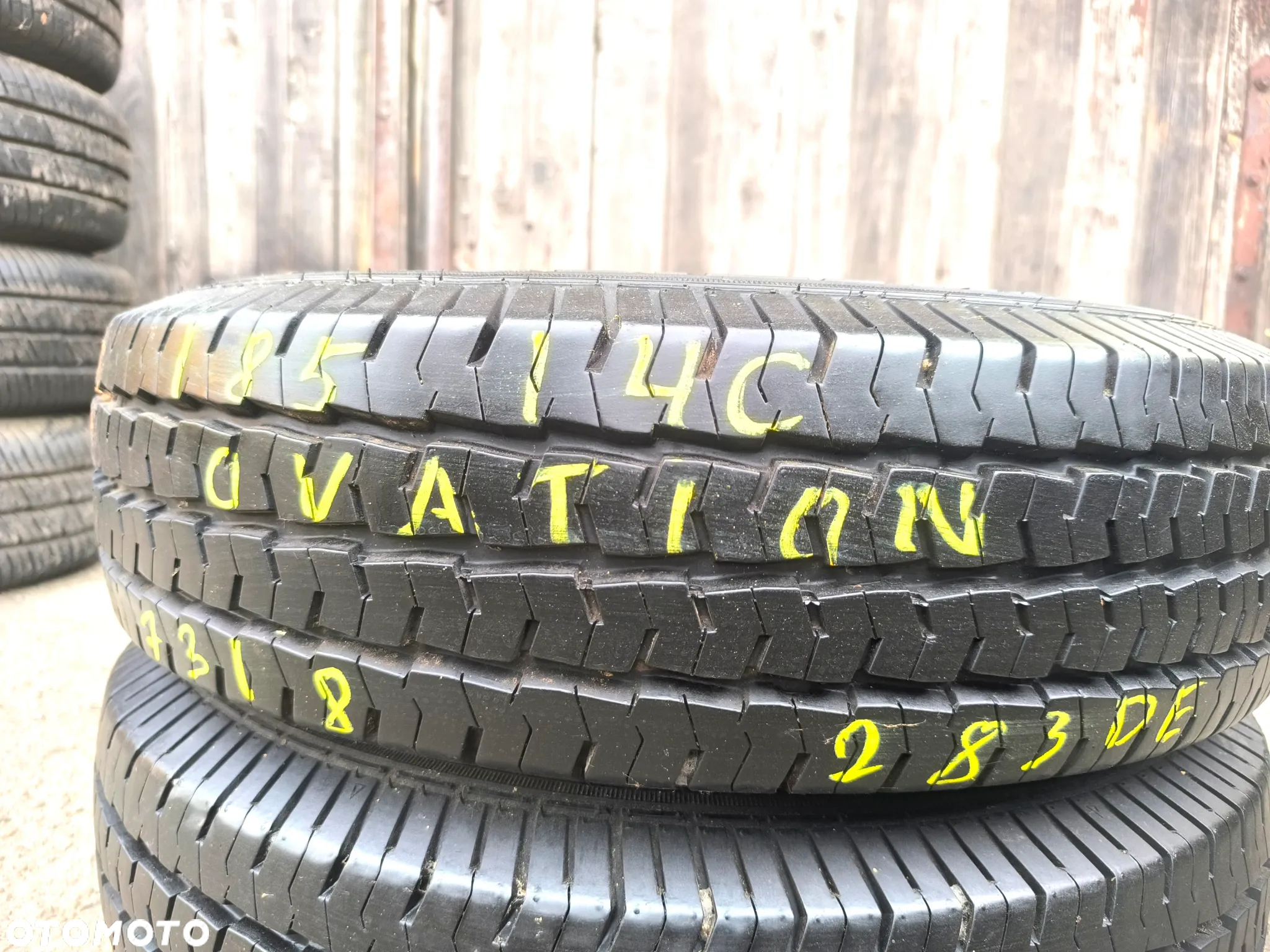 185/80R14C 14 C 185R14C 102/100R Opony Letnie Lato OVATION V-02 7,5mm Legnica ALU-RAD 185/80 - 2