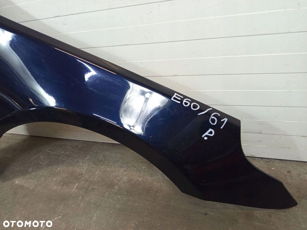 BŁOTNIK PRAWY PRZÓD PRZEDNI BMW 5 E60 E61 CARBON SCHWARZ 416/9 - 4