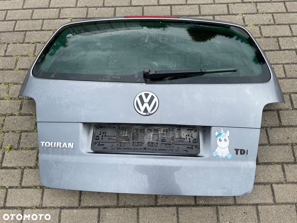 VW Touran CADDY 03- 2K 1T klapa kompletna TYŁ tylna bez rdzy LD7X LB9A - 1