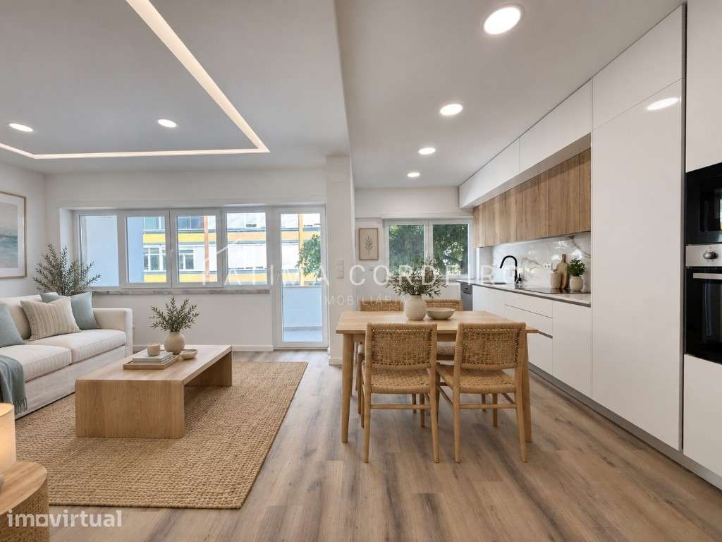 Excelente T2 com 95m2 Remodelado com arrecadação no centro da Costa... - Grande imagem: 5/17