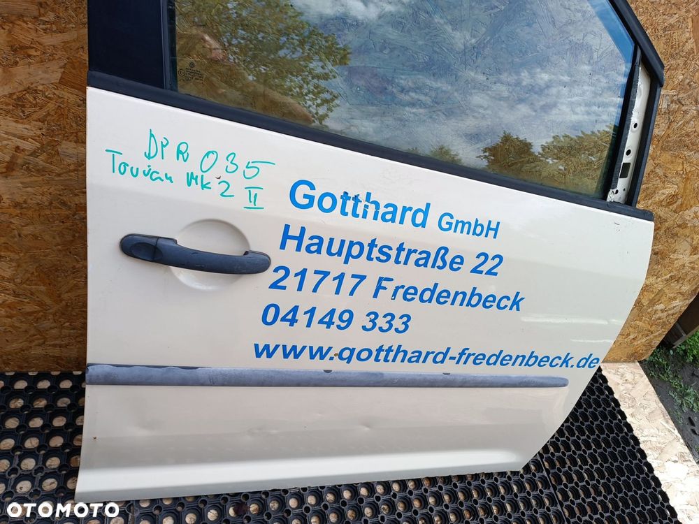 VW TOURAN 1 LIFT DRZWI PRZÓD PRAWY PRAWE - 9