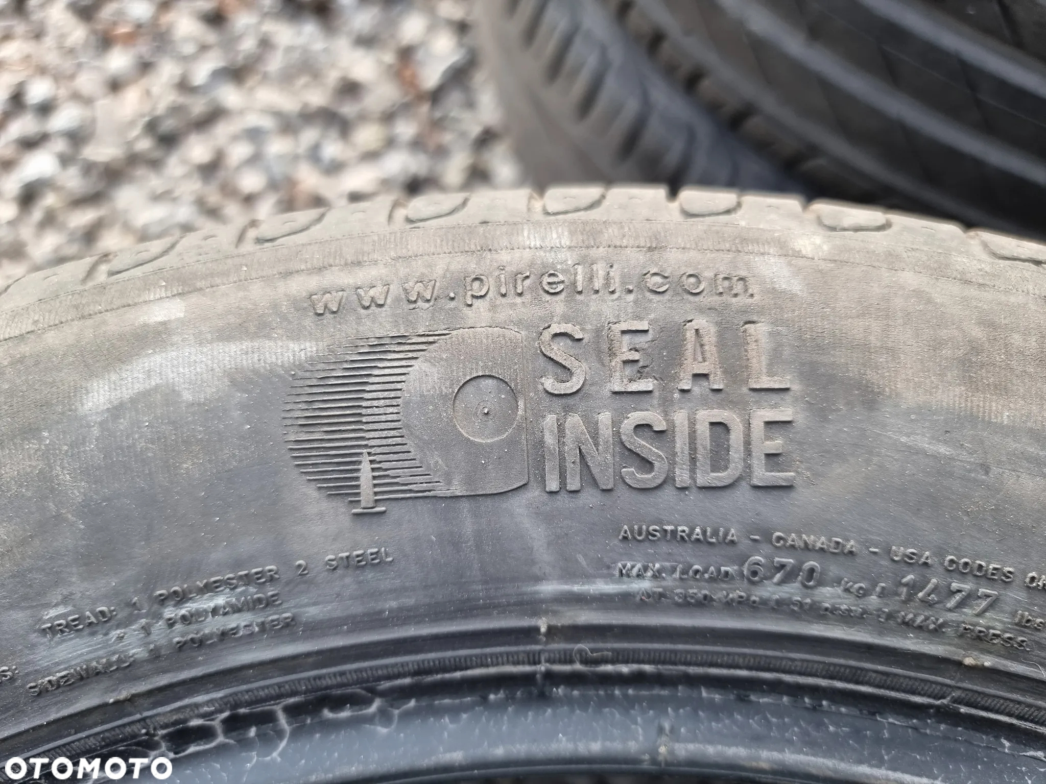 PIRELLI 215/55R17 94V CINTURATO P7 SEAL INSIDE (2szt.) (1x3817 1x4317) (DOT: 1x3817 1x4317) L387 - 6