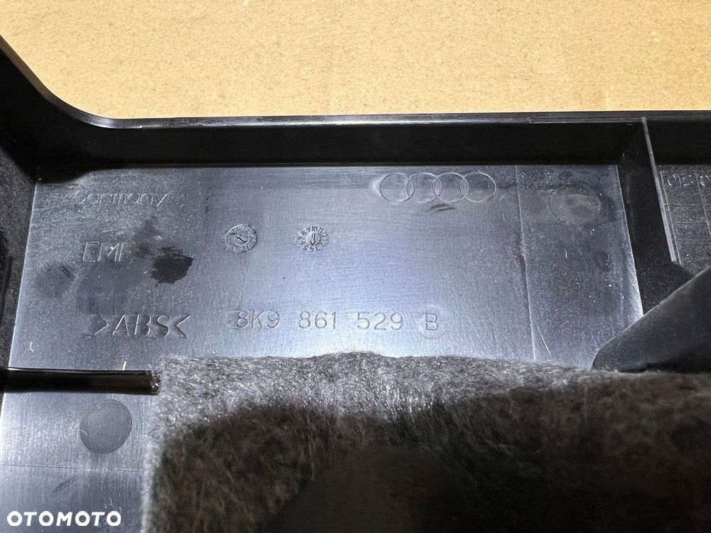 AUDI A4 B8 PODŁOGA SCHOWEK WYKŁADZINA BAGAŻNIKA ZESTAW NAPRAWCZY 8K9861529B - 9