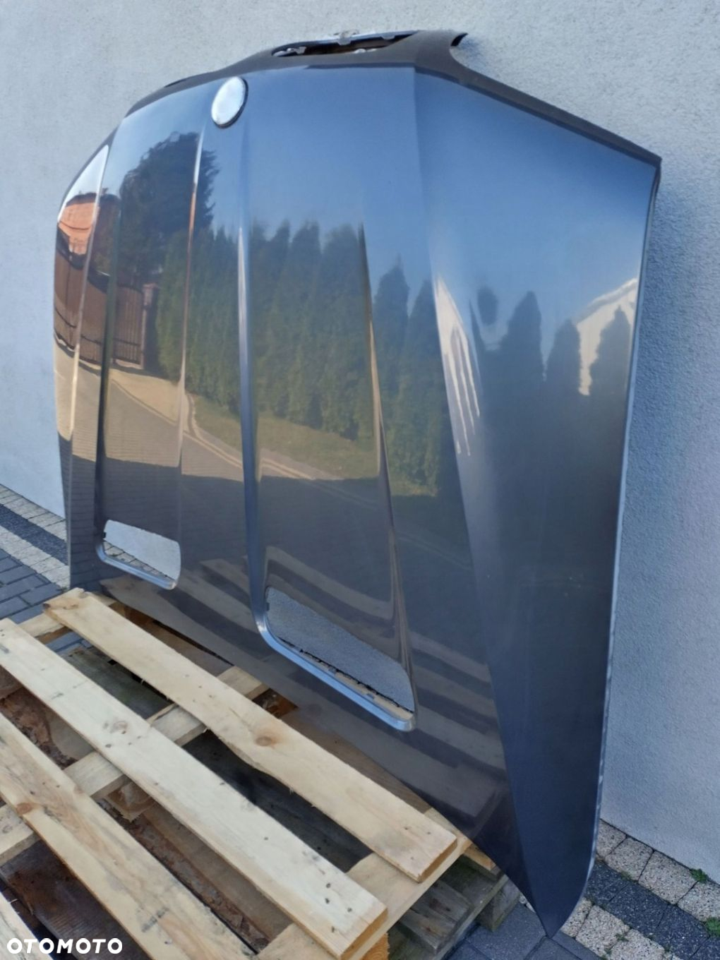 BMW X5 E53 PRZED LIFT 99-03 MASKA POKRYWA SILNIKA 400/7 STAHLGRAU METALLIC - 2