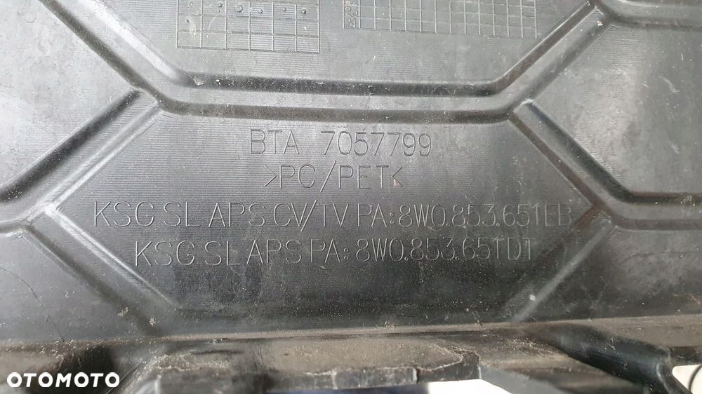Atrapa Grill Audi A4 8W0 Lift 8W0853651EB - 7