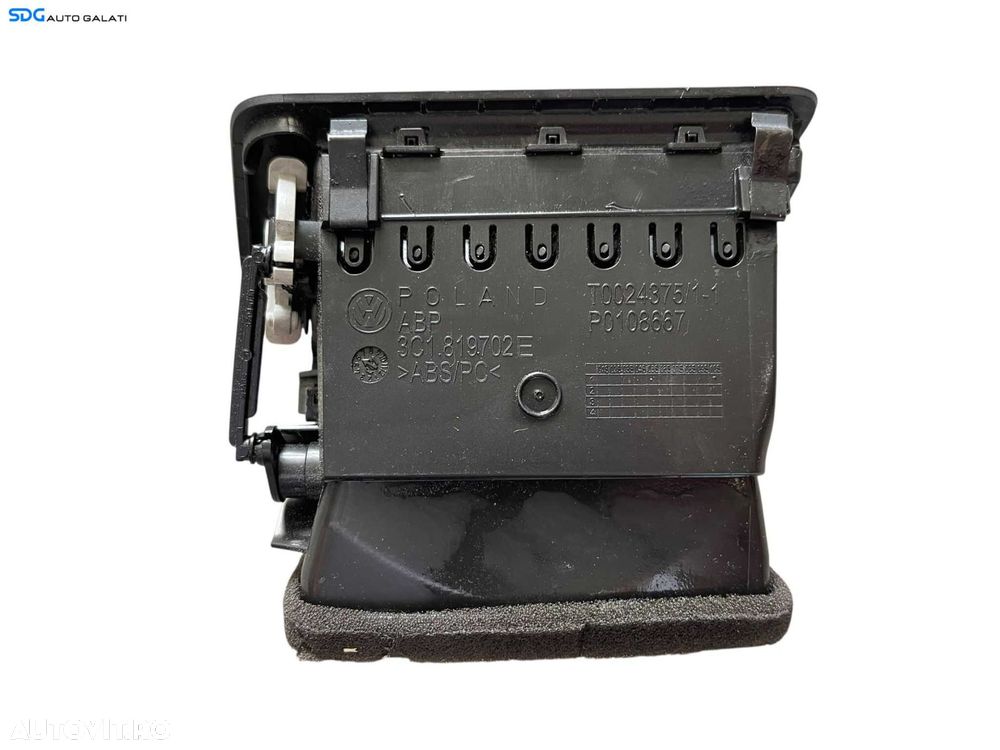 Grila Gura Aer Aerisire Ventilatie Bord Dreapta Volkswagen Passat B6 2005 - 2010 Cod 3C1819702E [B4486] - 5