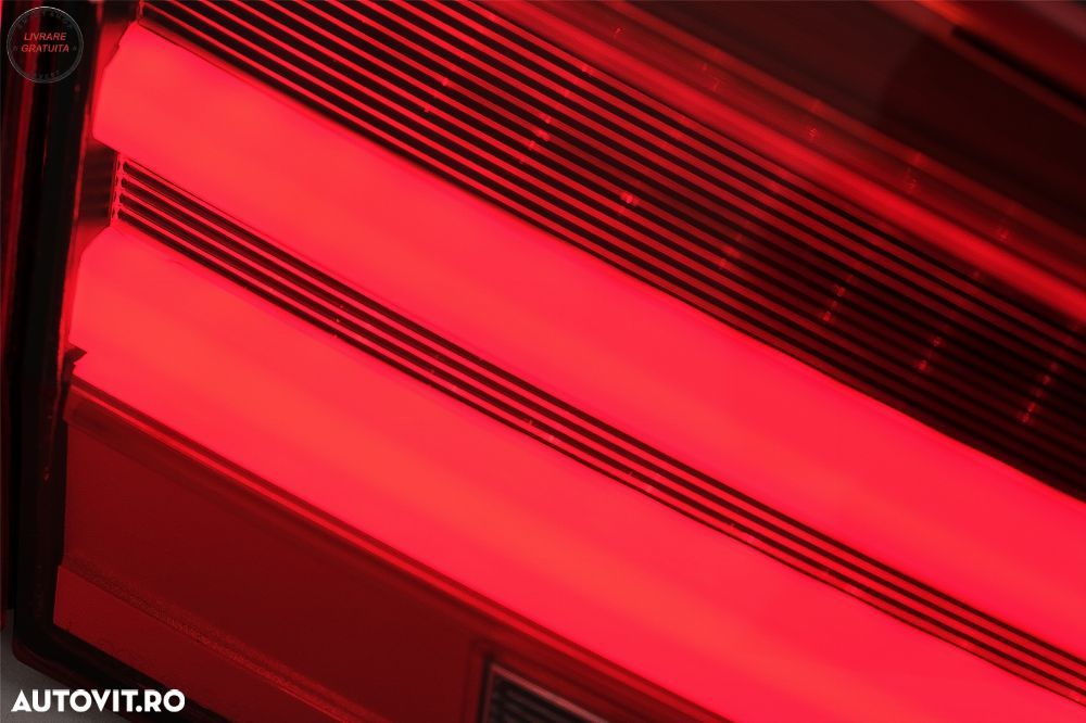 Stopuri LED BMW Seria 3 F30 (2011-2019) Rosu Clar LCI Design cu Semnal Dinamic Sec- livrare gratuita - 6