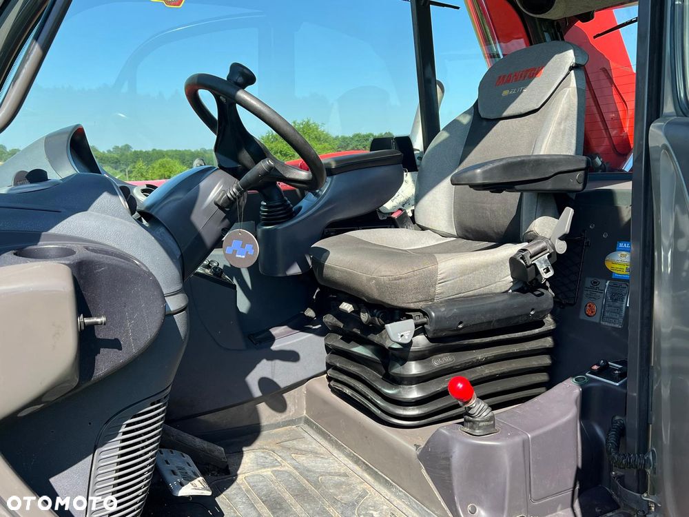 Manitou Ładowarka Teleskopowa  MLT 840-137PS Klimatyzacja Łyżka Widły Merlo JCB 42.7 TF 737 130 541-70 Bobcat TL 38.70 zaczep hydrauliczny - 9